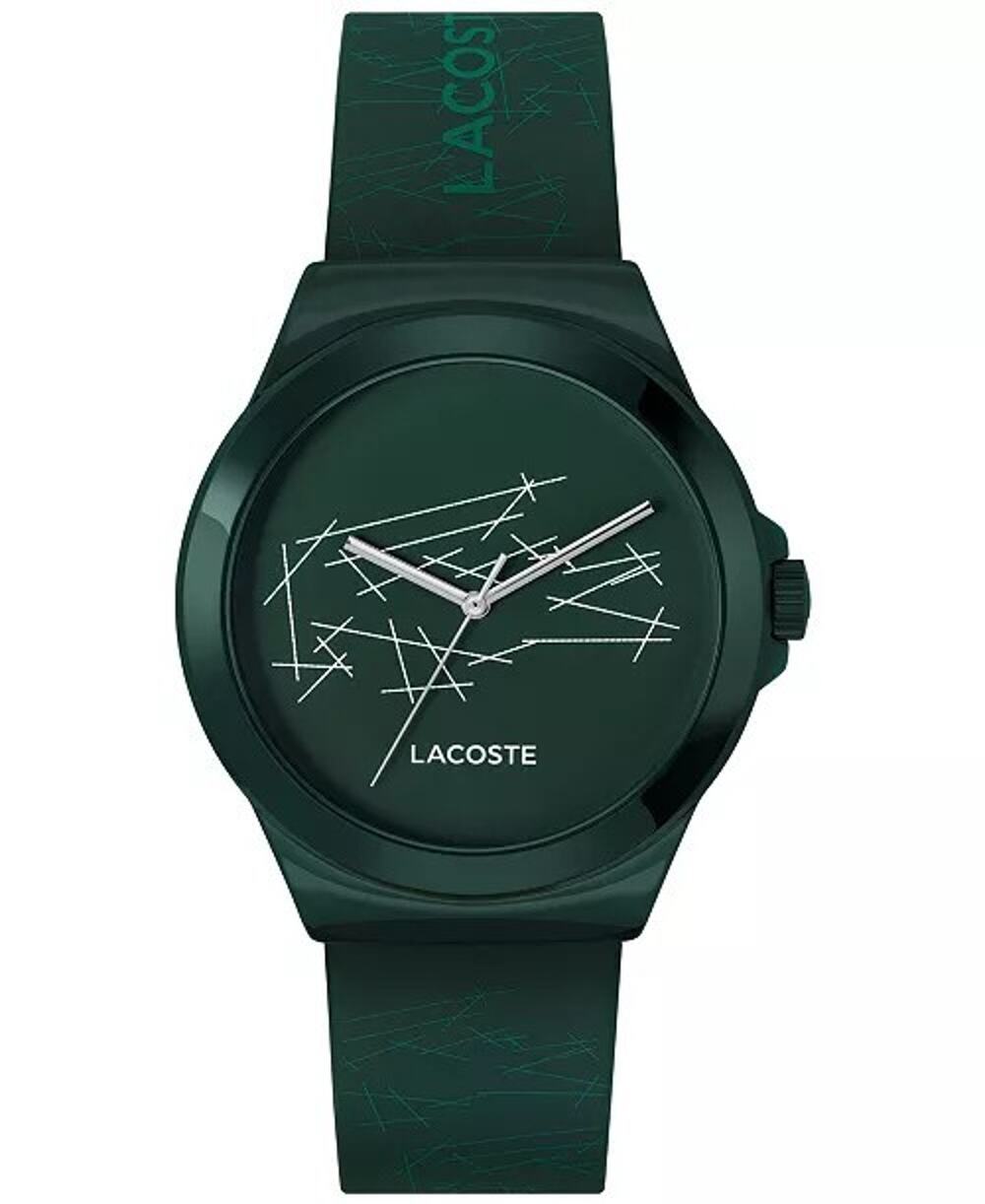 Lacoste Men's Neocroc Green Silicone Strap Watch 42mm